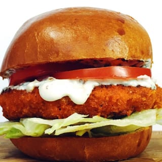 Buffalo Chicken Ranch Burger
