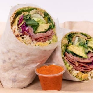 Turkey Bacon & Avocado Burrito ( Gluten Free Option)