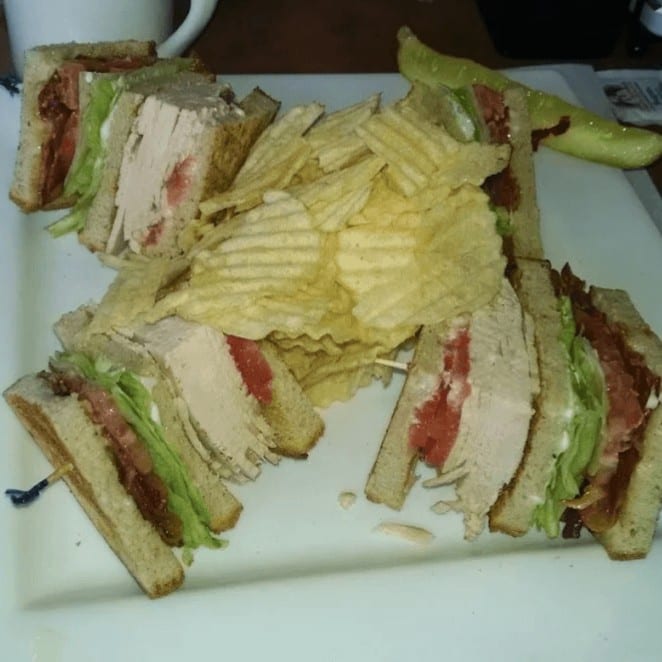 Ham Club Sandwich.