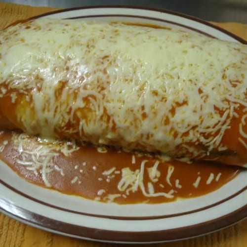 Jose's Super Al Pastor Burrito.