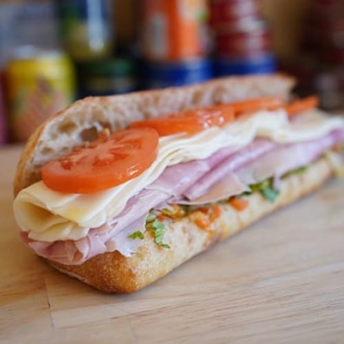 Ham & Cheese Sub.