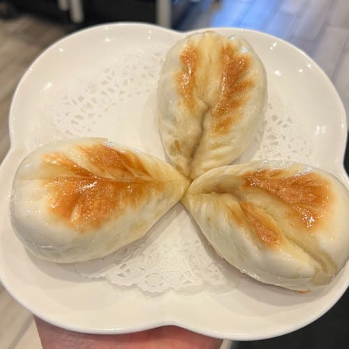 Vegan Pan Fried "Pork" Vegetable Bao (3).
