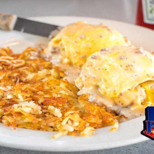 Country Style Eggs Benedict.