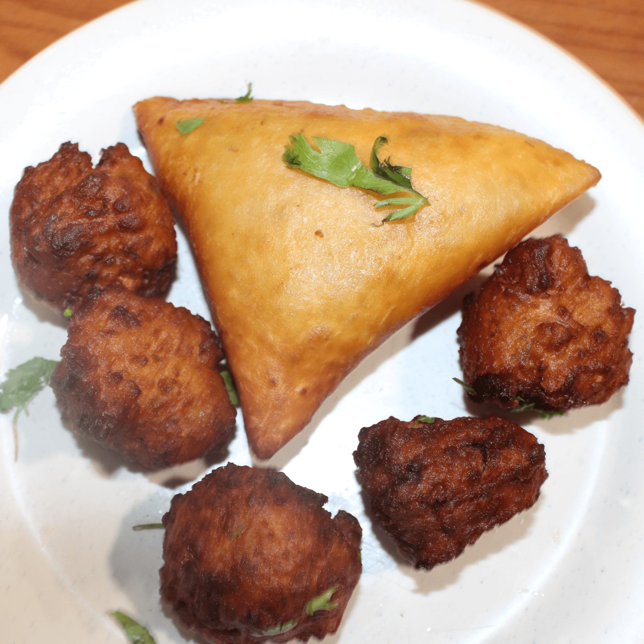 Vegan Veg Appetizer Platter.