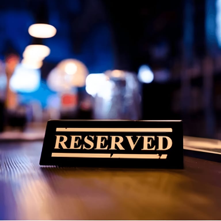 Reserve Your Table Today