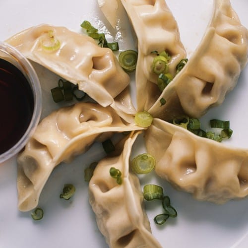 Chicken Gyoza 6 Pieces.