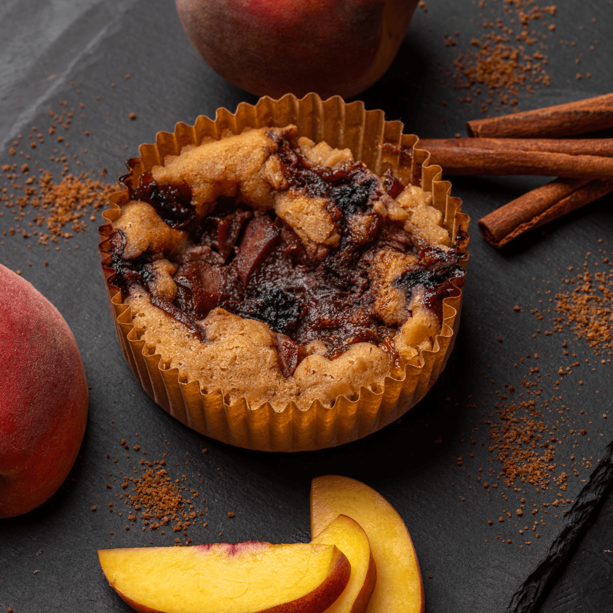 Pear Candied Walnut Cobbler.