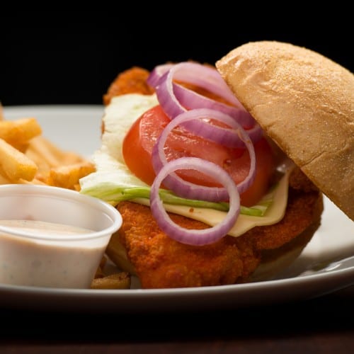 Kick'n Chicken Sandwich.