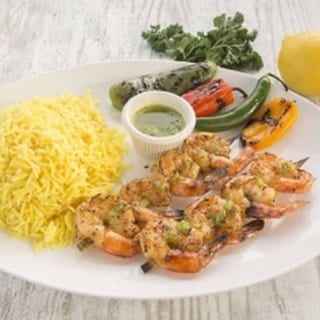 Grilled Shrimps Platter