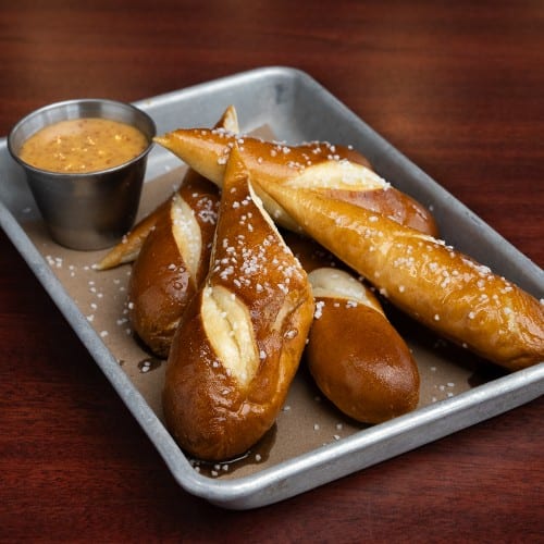 Bavarian Soft Pretzels.