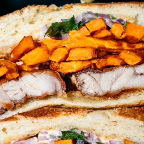 Pork Belly Sandwich.