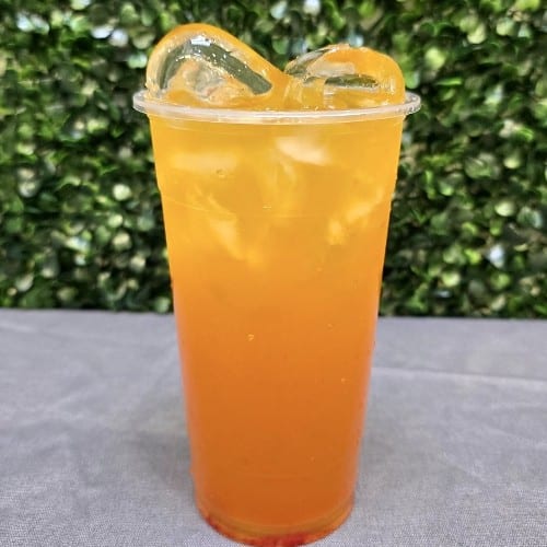 Mango Strawberry Fruit Tea.