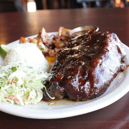 BBQ Ribs (1/2 Rack of Ribs).