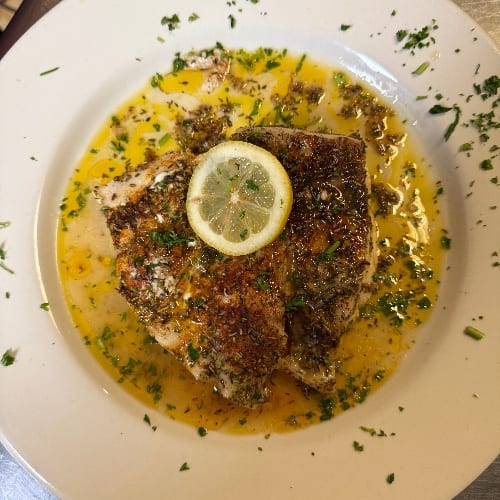 Baked Snapper.