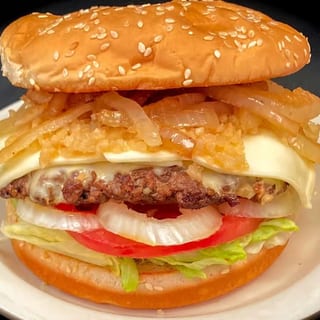 The Garlic & Onion Paradise Burger
