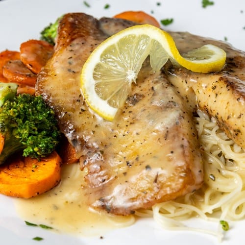 Tilapia with Vegetables.