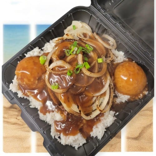 Double hamburger Steak.