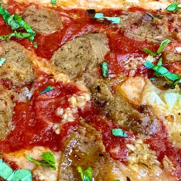 Grandma Sicilian Slice Pizza.