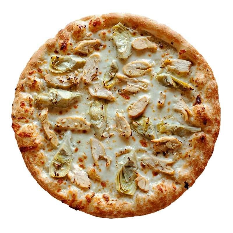 Chicken Cream Pizza.