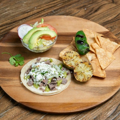 Carne Asada Single Taco.