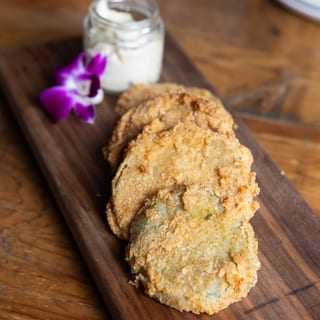 Pickled Fried Green Tomatoes