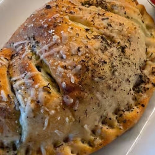 Classic Spinach & Ricotta Calzone.