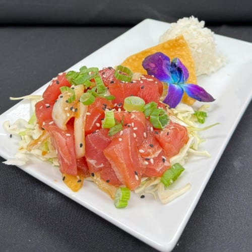 Ahi Shoyu Poke.