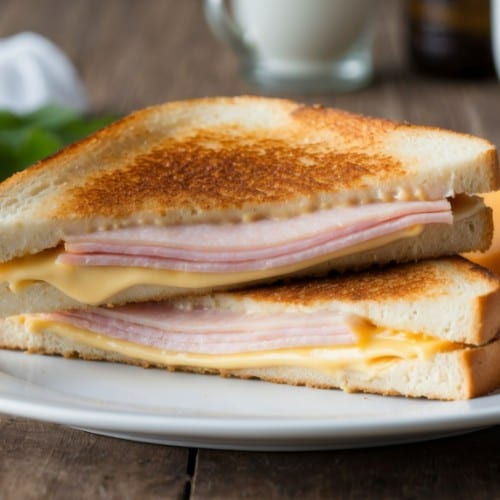 Kid Ham & Cheese Sandwich.