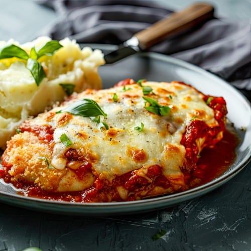 Chicken Parmigiana Pasta.