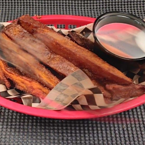 Brisket Jojo Potatoes.