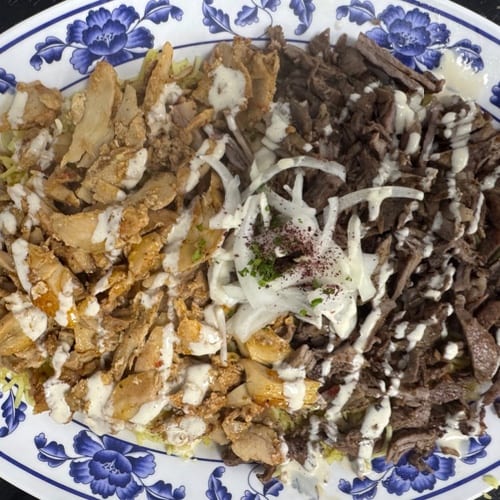 Shawarma Combo (Beef + Chicken).