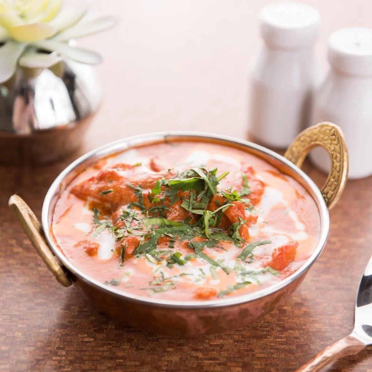 Butter Chicken, Beef, Lamb or Goat.