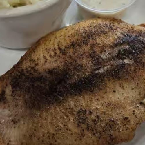 Grilled Catfish Lunch.