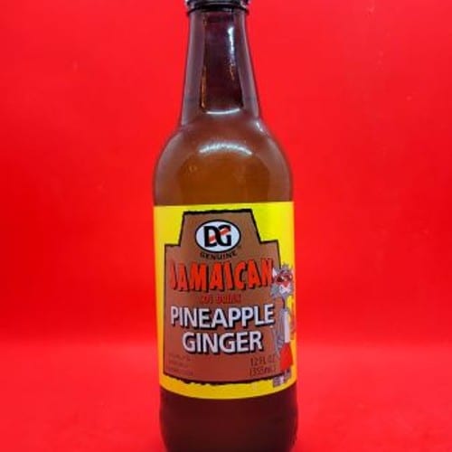 DG Pineapple Ginger Soda.