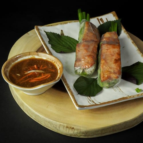 5A Sugarcane Shrimp Spring Rolls.