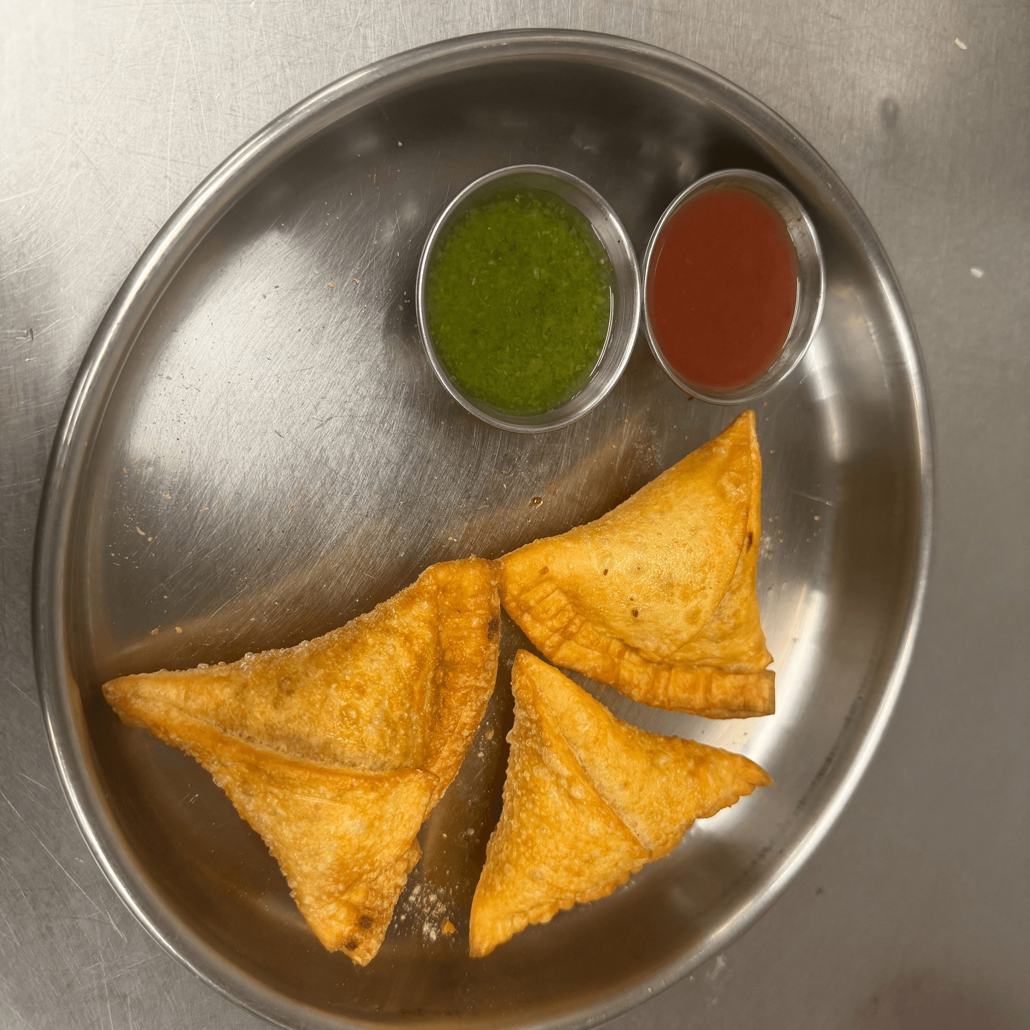 Vegetable Samosas.