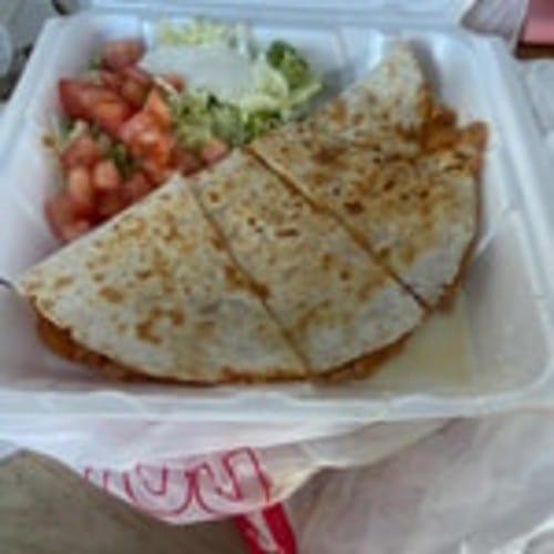10" Quesadilla with Meat.