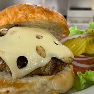 Mushroom Swiss Burger