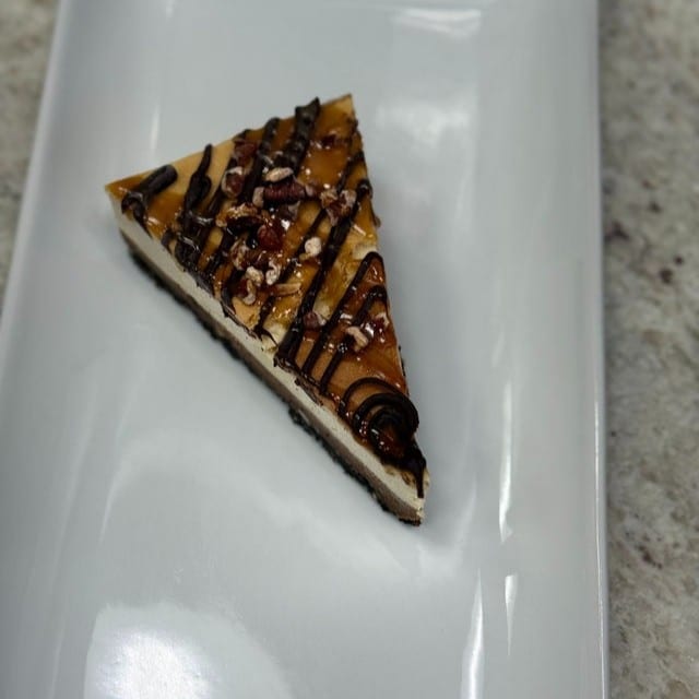 Turtle Cheesecake.