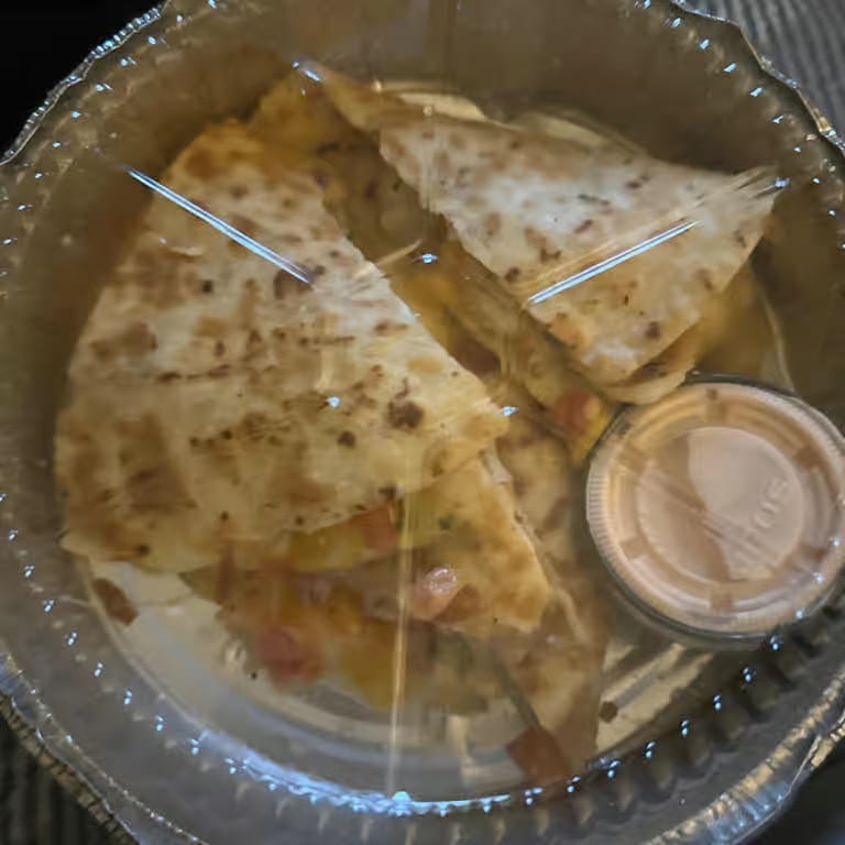 Shrimp Quesadilla.