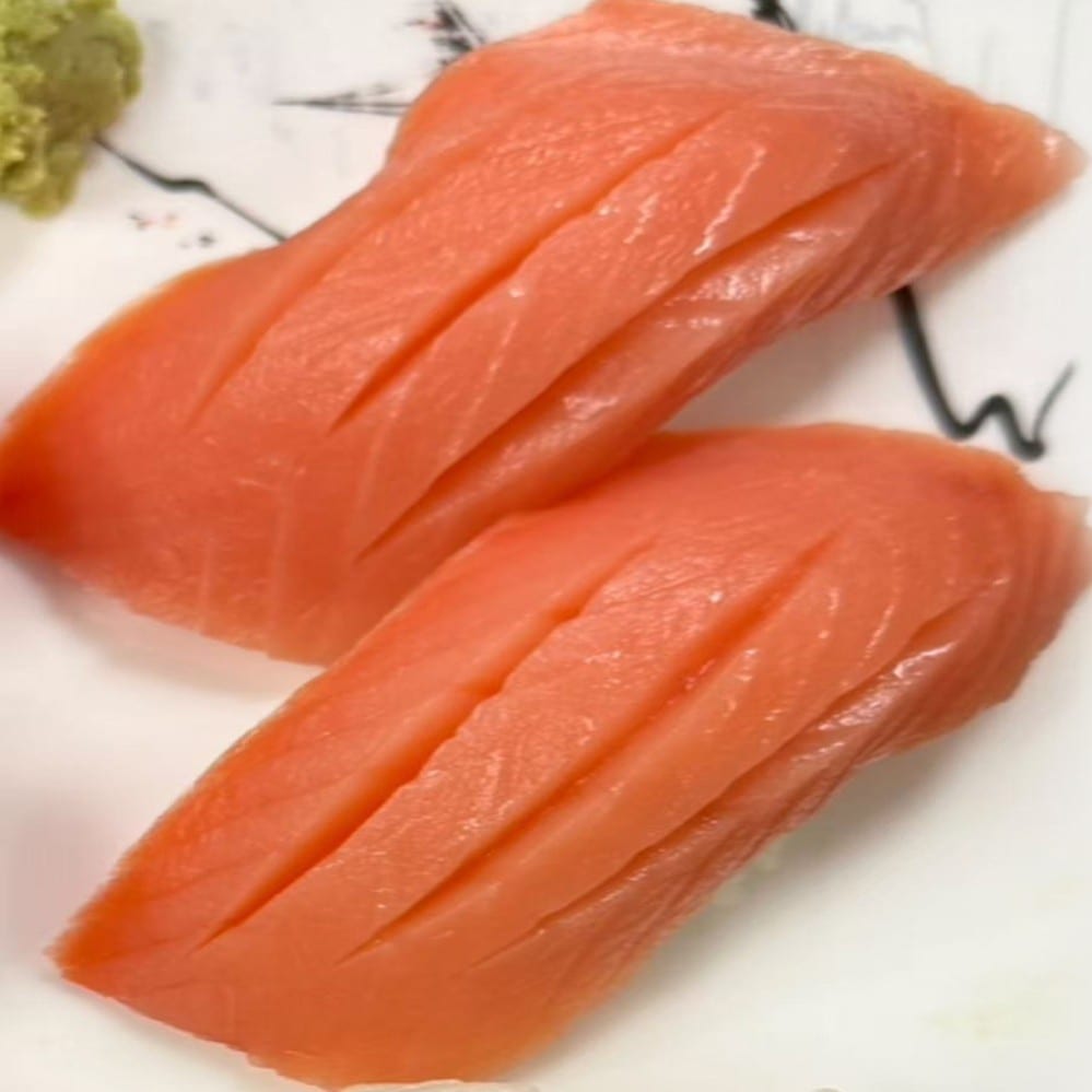 Smoked Salmon Nigiri.