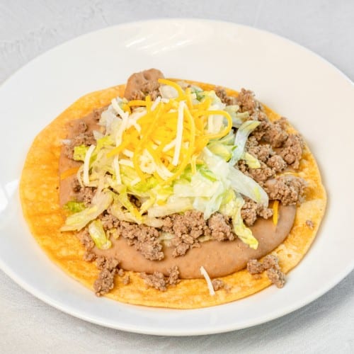 Ground Beef Tostadas.