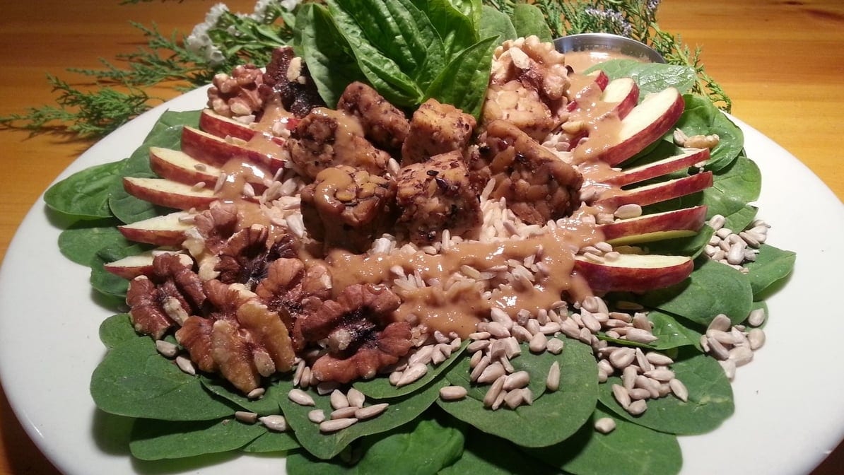 Crunchy Vegan Salad.