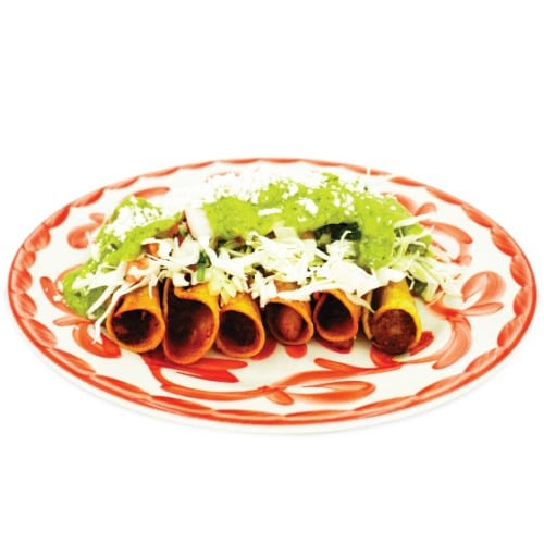 Mini Taquitos De Papa Con Chorizo..