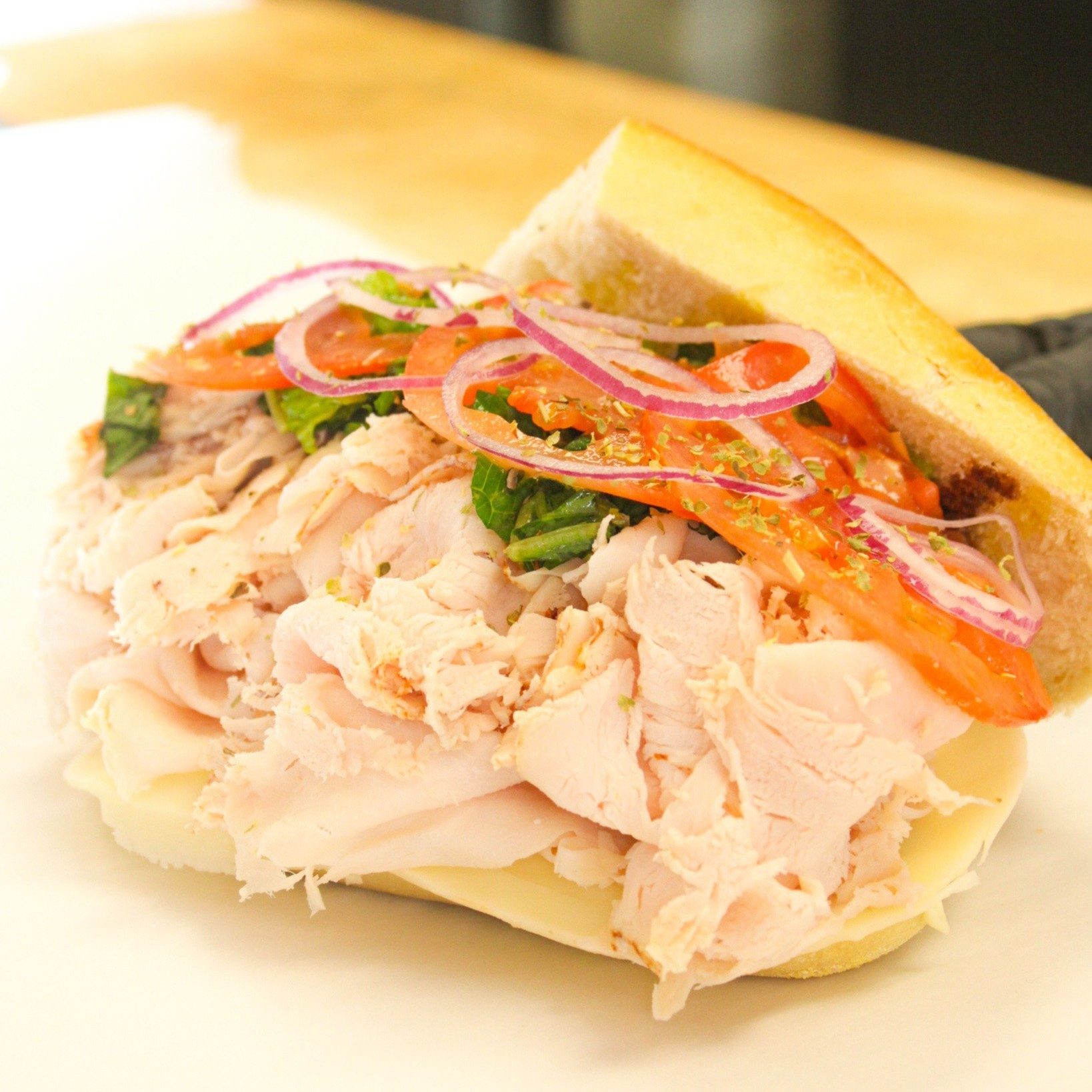 Turkey & Provolone Hero.