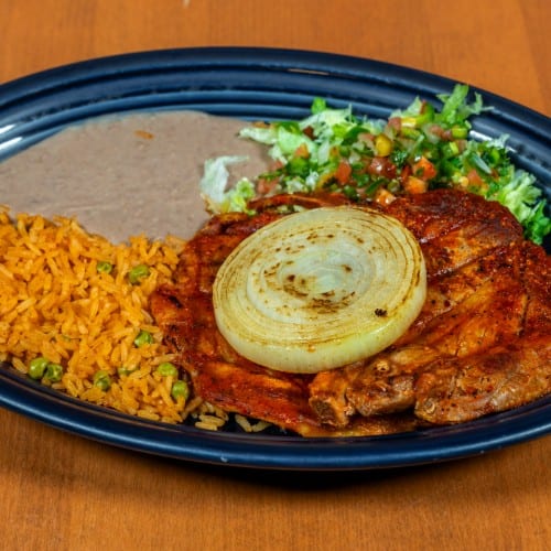 Chuletas De Puerco Adobadas.