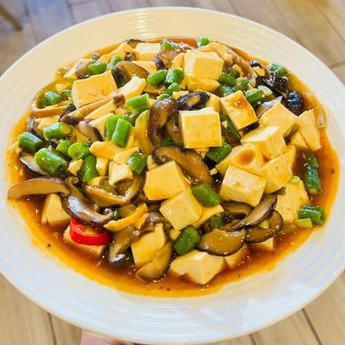Vegan Mapo Tofu.