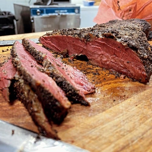 Sliced Beef Brisket.