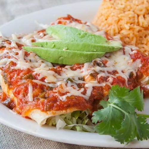 Veggie Enchiladas.