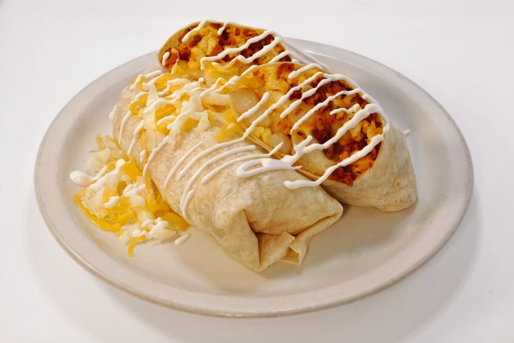 Chorizo Burrito.